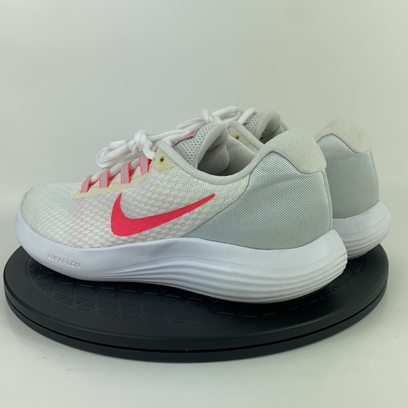 Nike Lunarconverge White/Pink Athletic Running Shoes 852469-101 Women's Size 9 - Picture 7 of 12